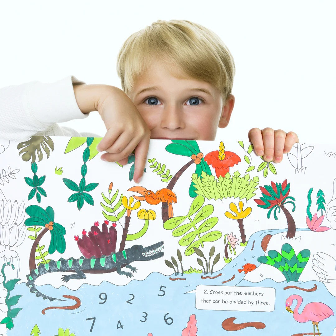 Mideer Giant Coloring Roll City - Cityscape Coloring Paper for Kids