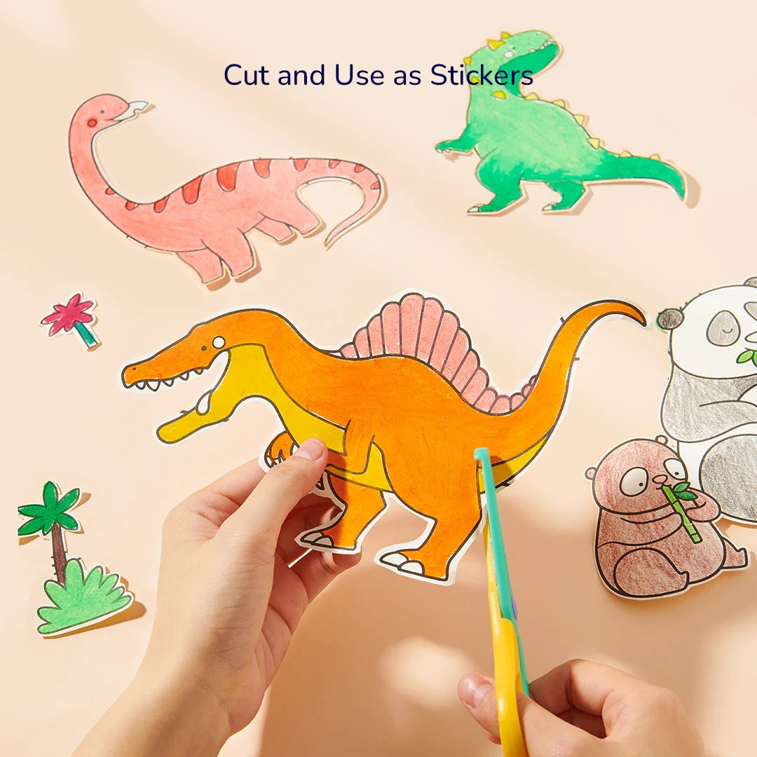 Mideer Giant Jungle Coloring Roll - Large Roll-Out Paper for Kids