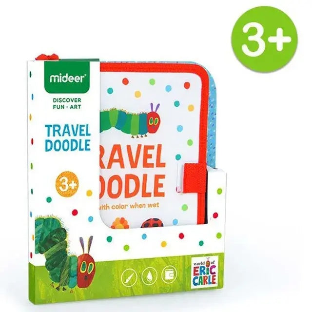 Mideer Travel Doodle The Very Hungry Caterpillar - مفكرة قابلة لإعادة الاستخدام