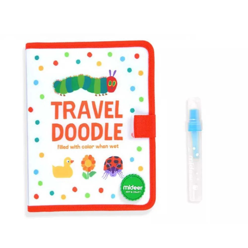 Mideer Travel Doodle The Very Hungry Caterpillar - مفكرة قابلة لإعادة الاستخدام
