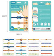 Mideer Temporary Tattoos Watches and Bracelets - 20-Pack for Kids