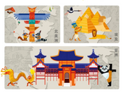 Mideer World Traveler Coloring Poster Asia - Kids Activity