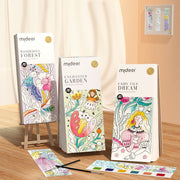 Mideer Watercolor Painting Book Enchanted Garden - Kids Art Book