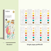 Mideer Watercolor Painting Book Enchanted Garden - Kids Art Book