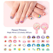 Mideer Magic Mirror Theme Nail Stickers - Flower Princess
