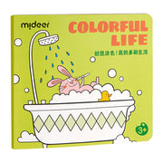 Mideer Colorful Life Coloring Book - Activity Book for Ages 3+
