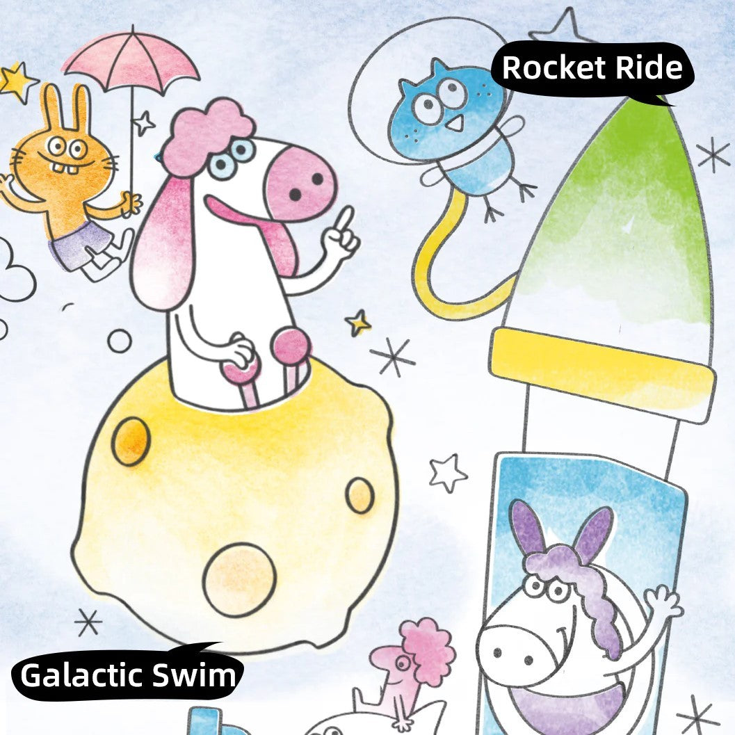 Mideer Watercolor Painting World Adventure - Kids Art Set