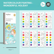 Mideer Watercolor Painting Wonderful Holiday - Kids Art Set