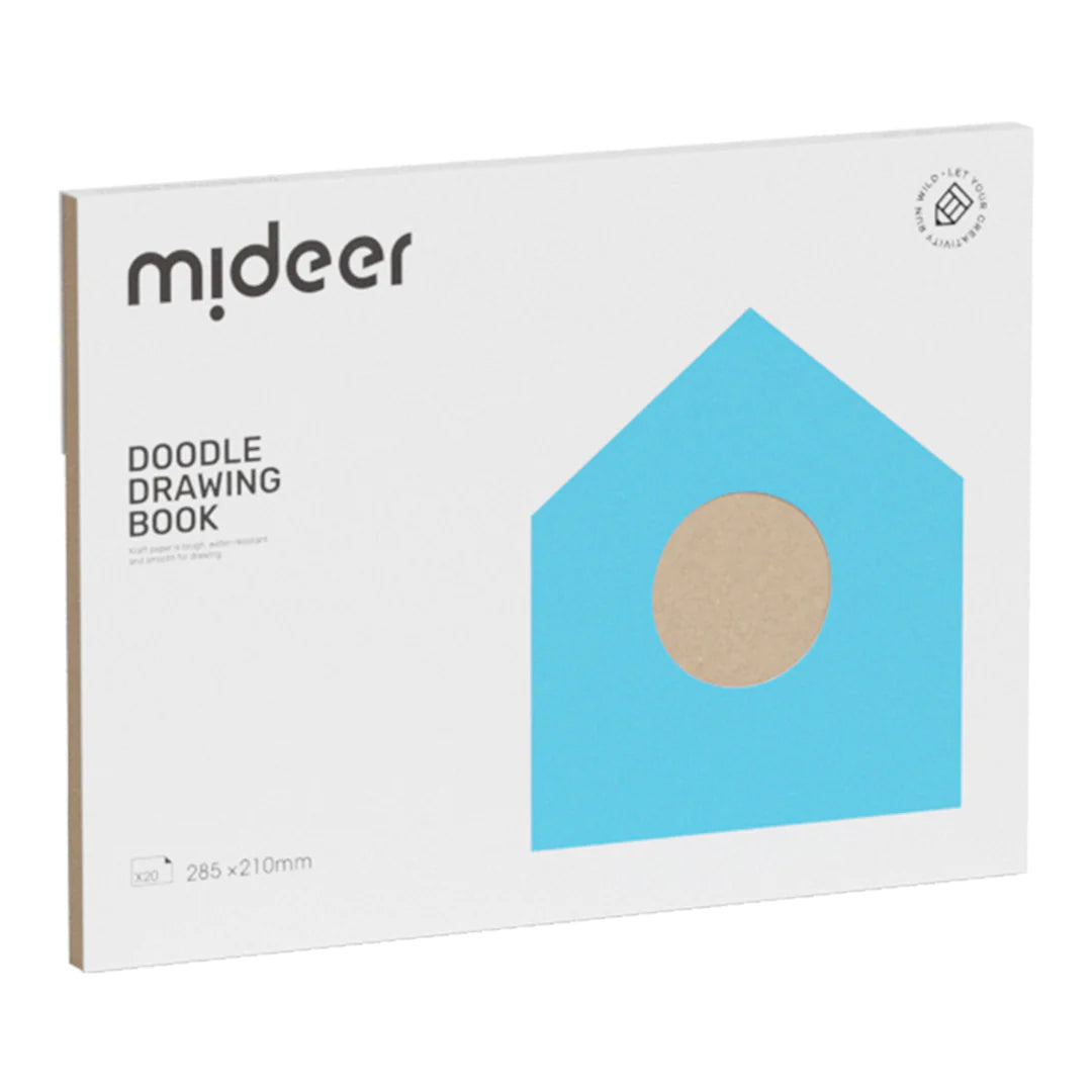 Mideer Drawing Doodle Book - Kraft Paper - Age 3+