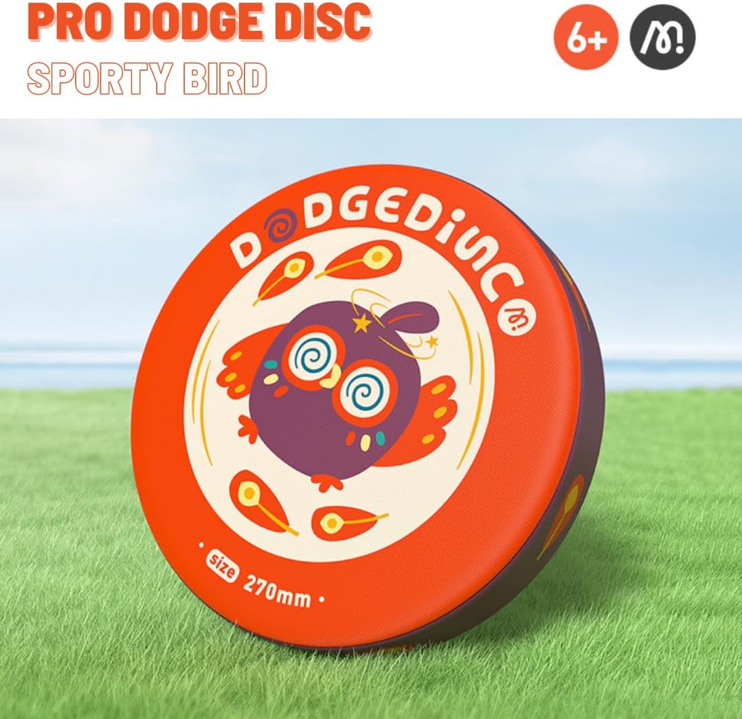 Mideer Pro Dodge Disc Sporty Bird Red - Outdoor Disc Toy for Kids