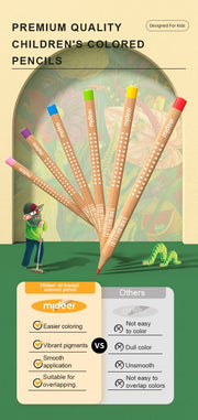Mideer Vibrant Coloured Pencil Set - 24 Colours