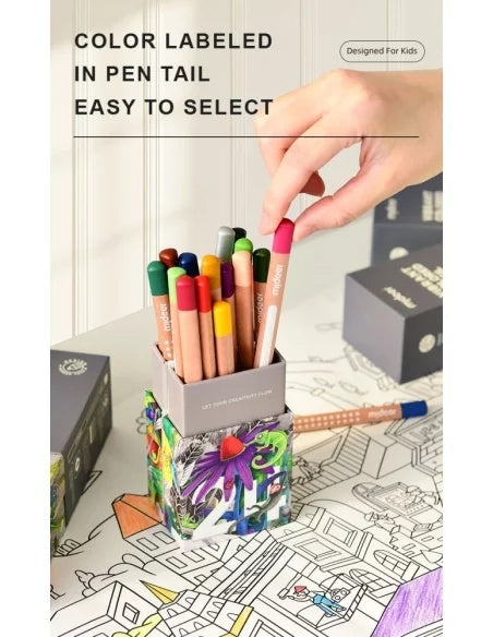 Mideer Vibrant Coloured Pencil Set - 36 Colours