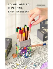 Mideer Vibrant Coloured Pencil Set - 36 Colours