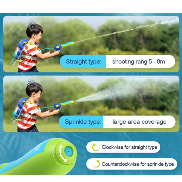 Mideer Octopus Backpack Water Gun - Wearable Water Gun for Kids