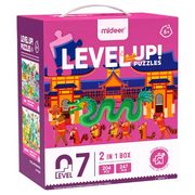 Mideer Level Up Puzzle 7 - World Travel – Educational Jigsaw for Kids - Ages 6+