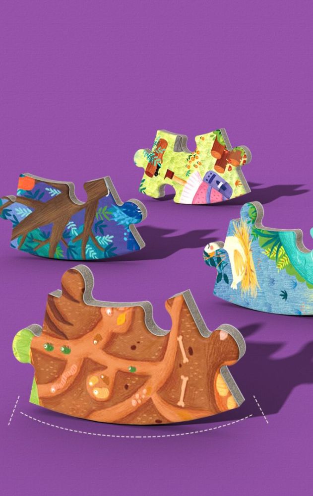 Mideer 150-Piece Round Puzzle - Dive Into the Sea - Kids Jigsaw