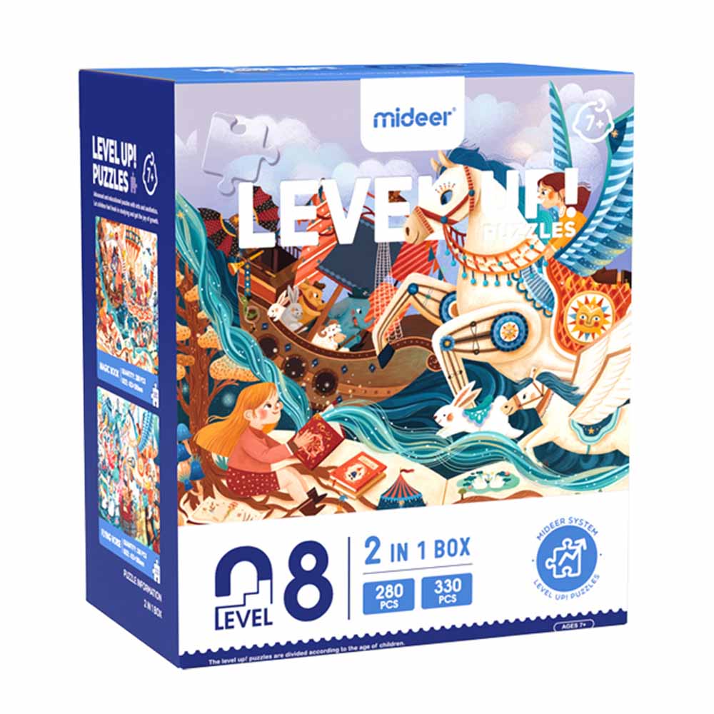 Mideer Level Up Puzzle 8 - Magic Book and Fairy Tale