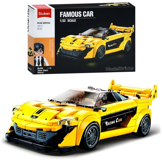 Sluban Racing Car Model 283 Pieces - Buildable Race Car