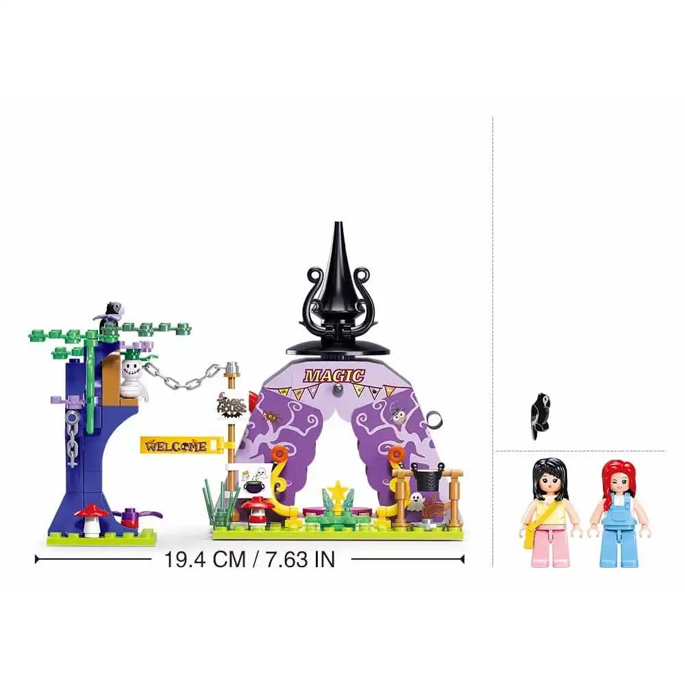 Sluban Girls Dream Magic Camping Tent - Buildable Role Play Set