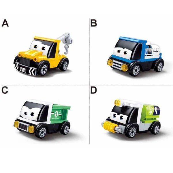 Sluban Powerbricks Pull Back Car Collectibles