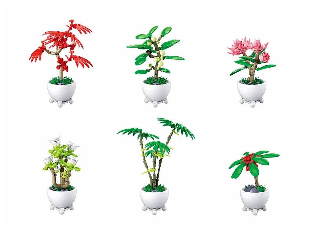 Sluban Potted Plants Building Set