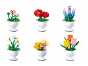 Sluban Flowers Lotus Building Block Set - 515-Piece Flower Model