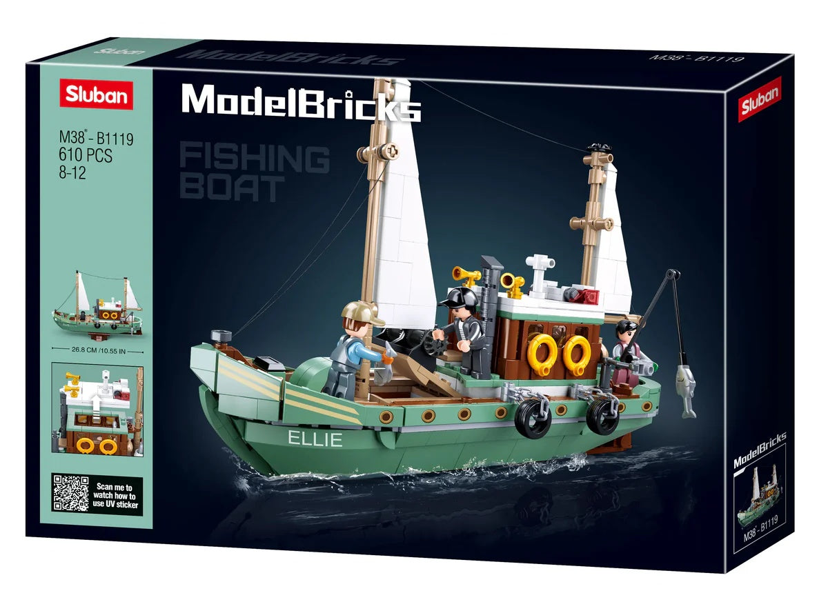 Sluban Fishing Boat Model Building Set