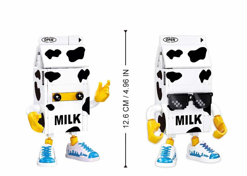 Sluban Beverage Milk Man - Build-Your-Own Shop Playset