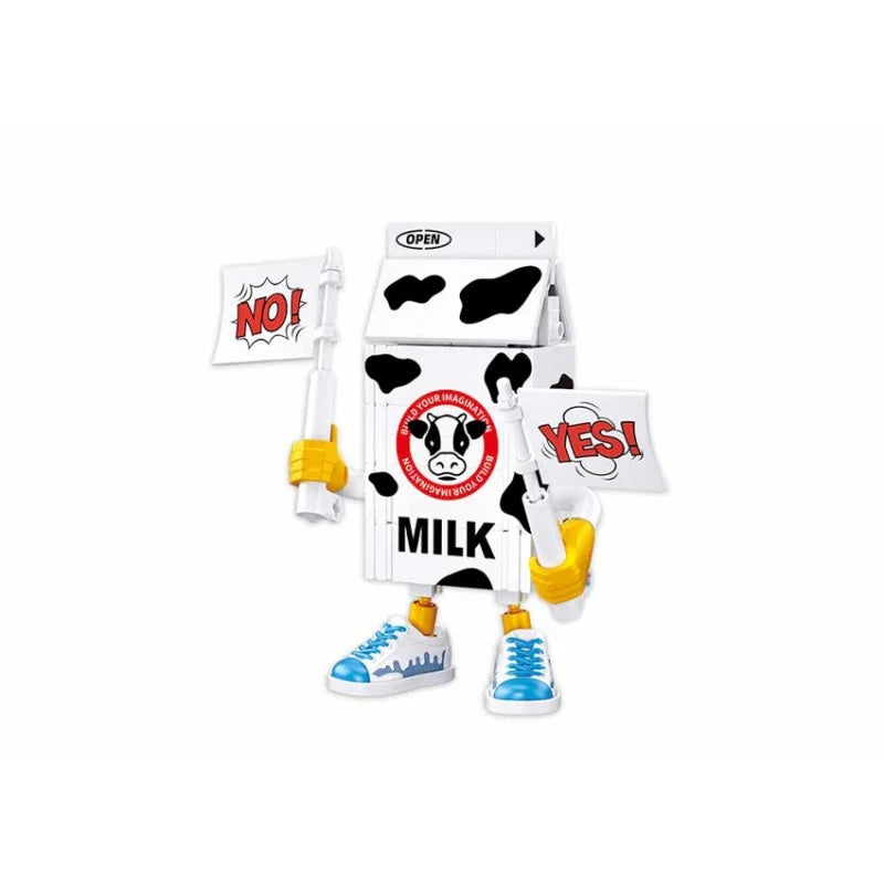 Sluban Beverage Milk Man - Build-Your-Own Shop Playset