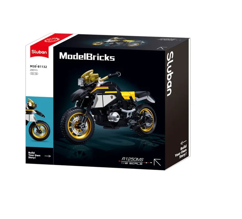 Sluban R1250 MS Motorcycle 1/12 Building Model