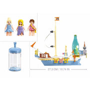 Sluban Girls Dream Jewel Boat 287 Pieces - Buildable Toy Boat Set