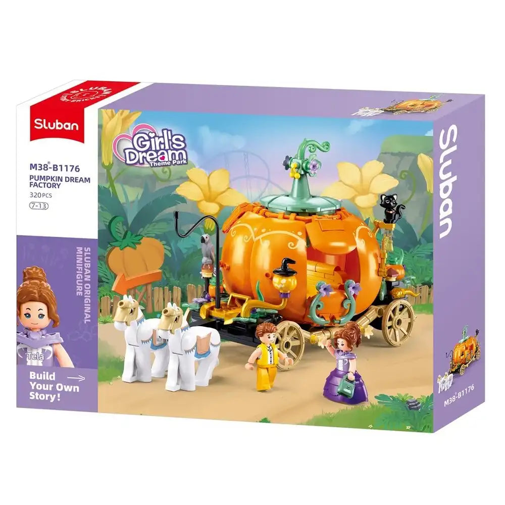 Sluban Girls Dream Pumpkin Carriage (320 Pieces)