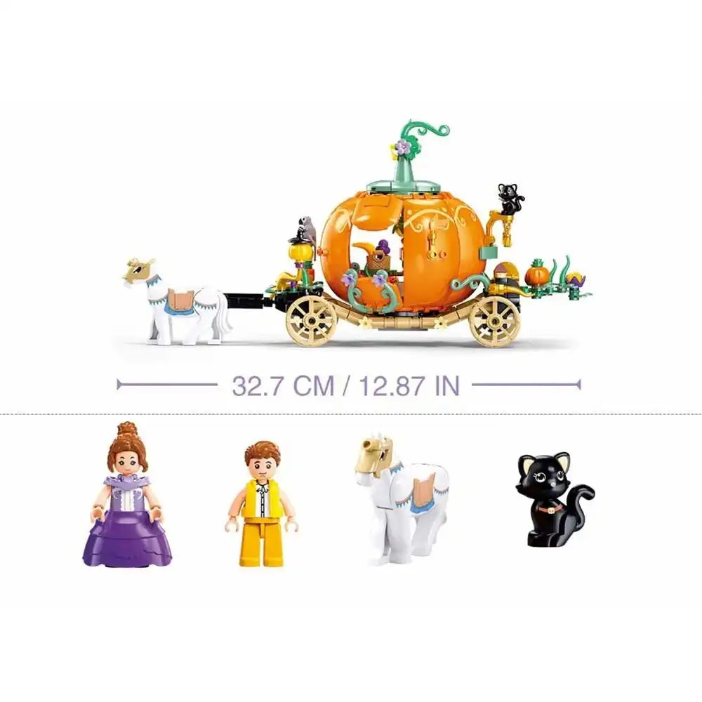 Sluban Girls Dream Pumpkin Carriage (320 Pieces)