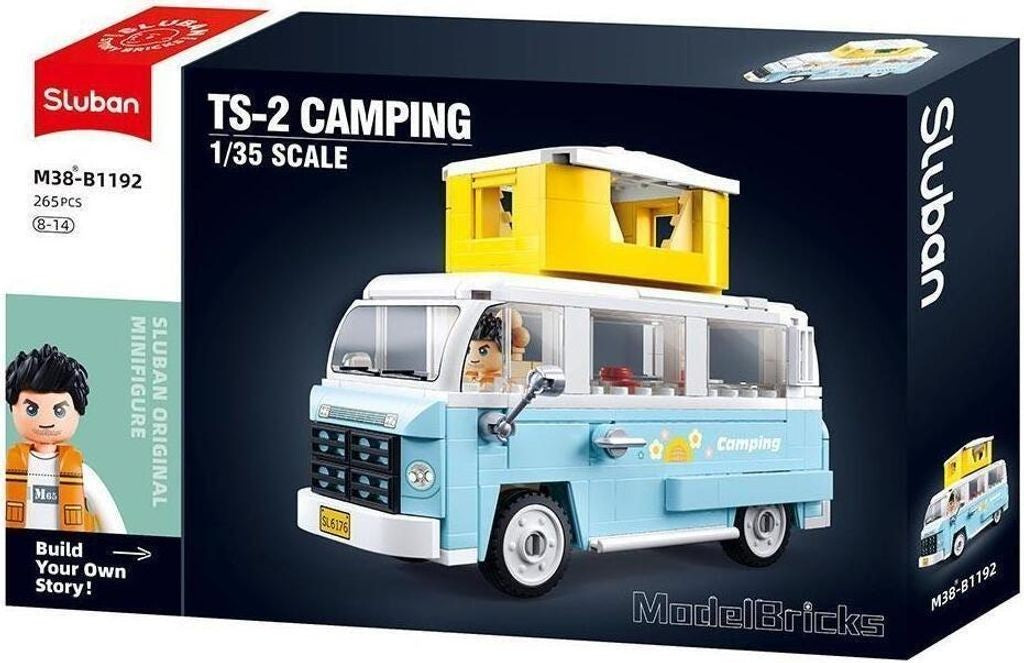 Sluban ModelBricks TS-2 Camping 265 Pieces - 1/35 Outdoor Model