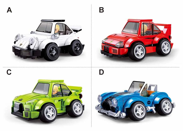 Sluban MCAR Hell of Flush Classic Car - 4-in-1 Building Set