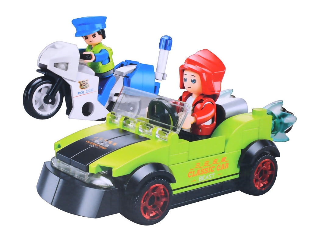Sluban Metropolis Patrol - 4-in-1 Police Building Set