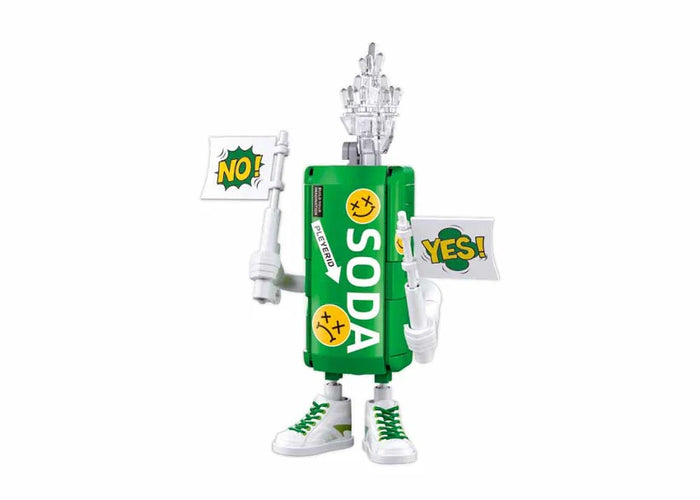 Sluban Mr. Slubucks Coffee Man - Buildable Minifigure Set