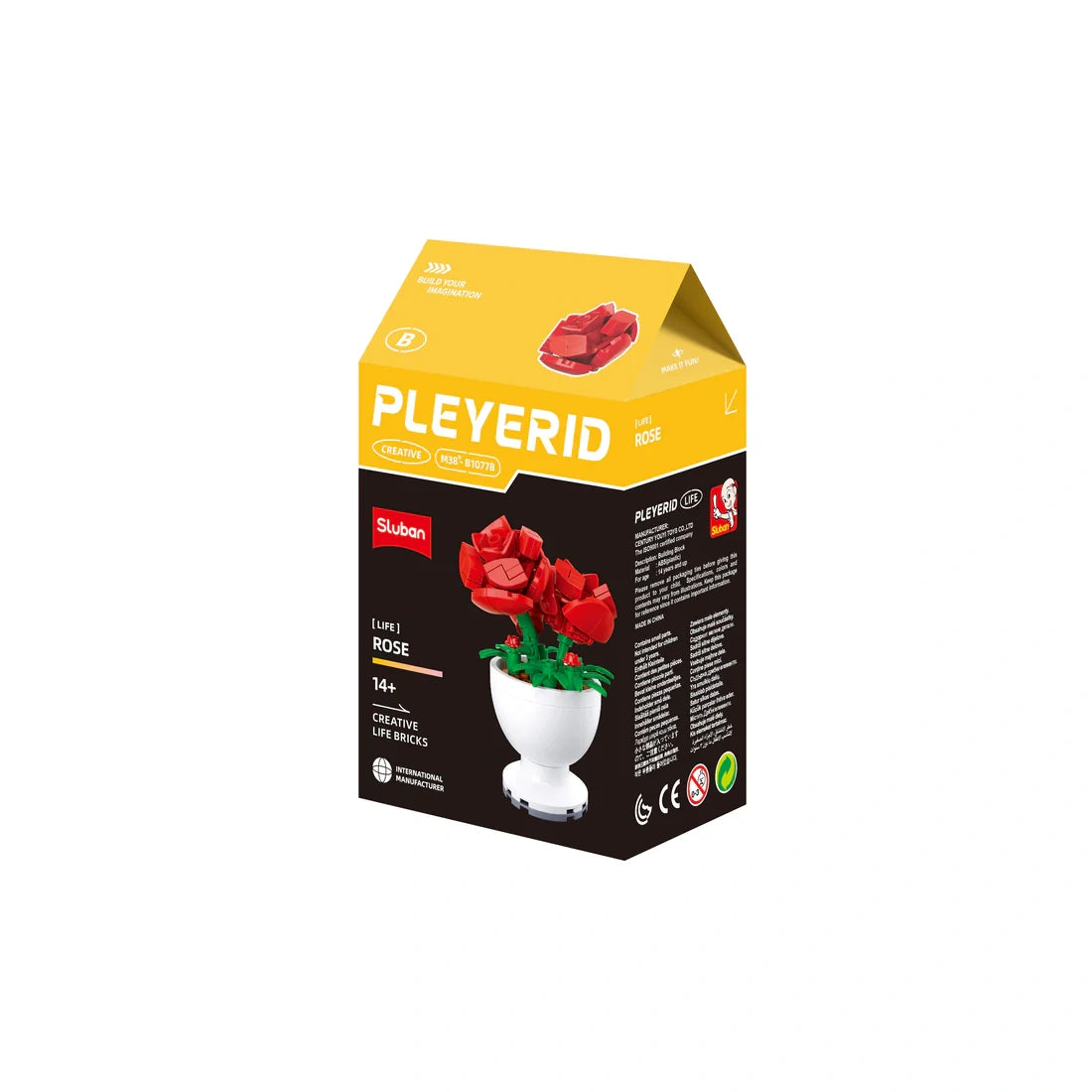 Sluban Flowers Rose Building Blocks Set