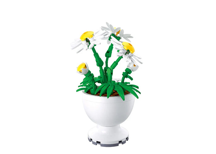Sluban Flowers Daisy Building Block Set - Buildable Flower Model