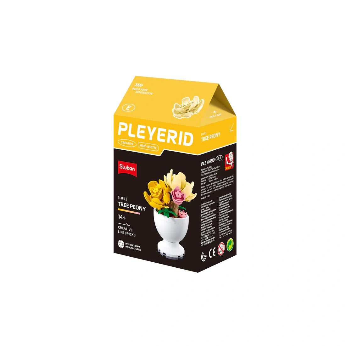 Sluban Flowers Tree Peony Building Blocks Set