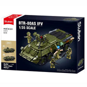 Sluban ModelBricks BTR80AS Fighting Vehicle 611 Pieces - 2-in-1 Set