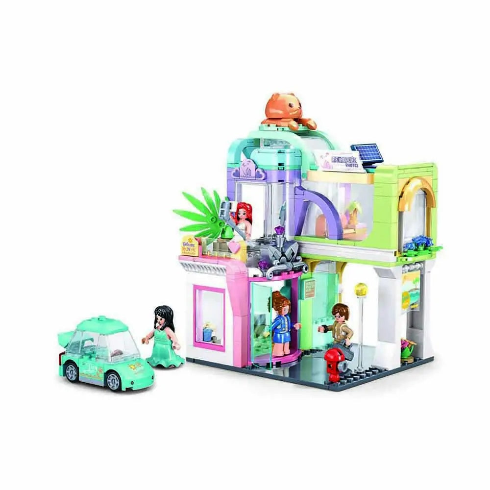 Sluban Metropolis D.C. Crowne Hotel - 428-Piece Building Set