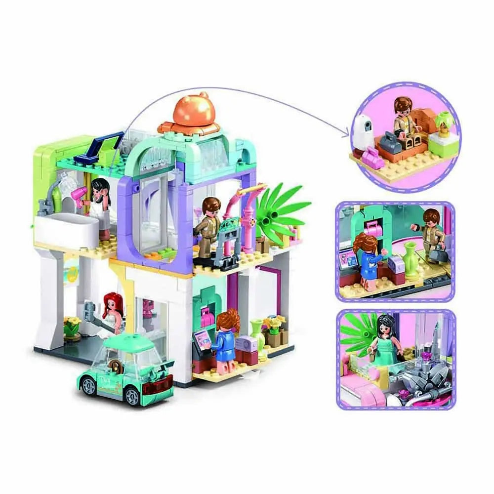 Sluban Metropolis D.C. Crowne Hotel - 428-Piece Building Set