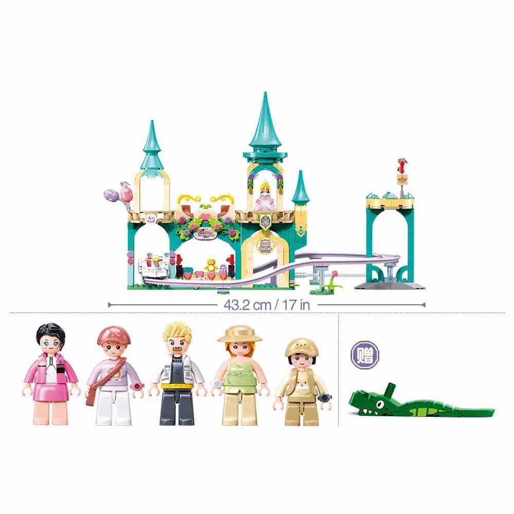 Sluban Metropolis Roller Coaster - 448-Piece Building Set