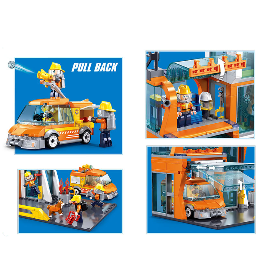 Sluban Metropolis Rescue Headquarters - Building Set