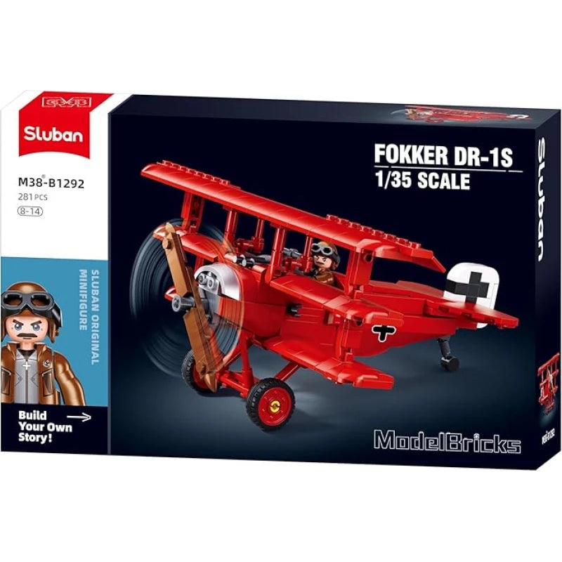Sluban 1/35 Fokker DR-1 Building Model