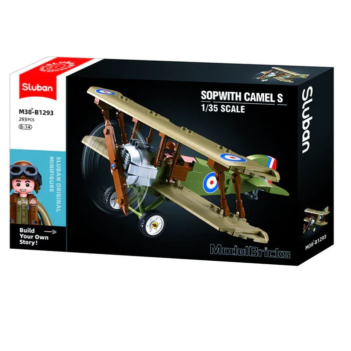 Sluban Sopwith Camel 1/35 Scale - WWI Aircraft Model