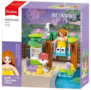 Sluban Metropolis Building Blocks - Girl 4 Types