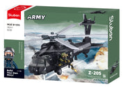 Sluban - Army-Z-20S Attack Helicopter 1/44 Pcs
