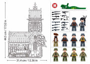 Sluban ModelBricks Church of Sainte-Mère-Église 2287 Pcs